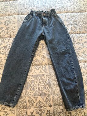 Classic High-Rise women ankle jeans in Dark Blue